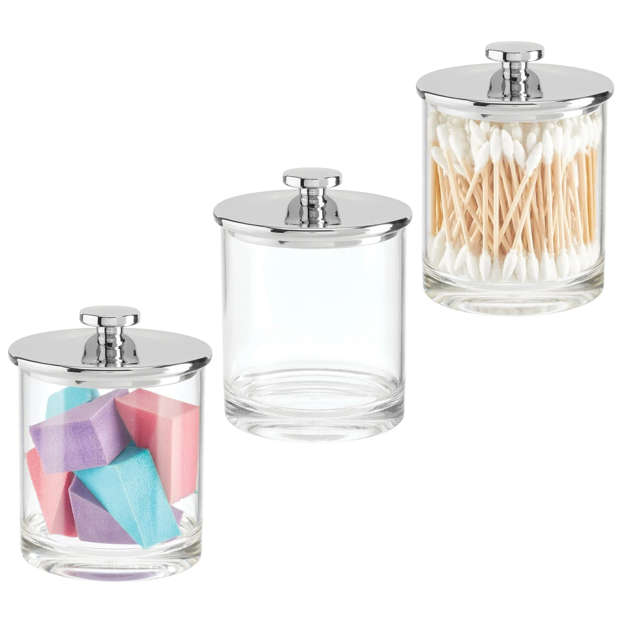 mDesign Bathroom Storage Canister image 2