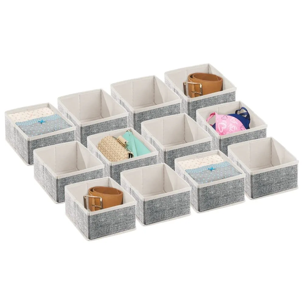 mDesign Fabric Closet Organizer