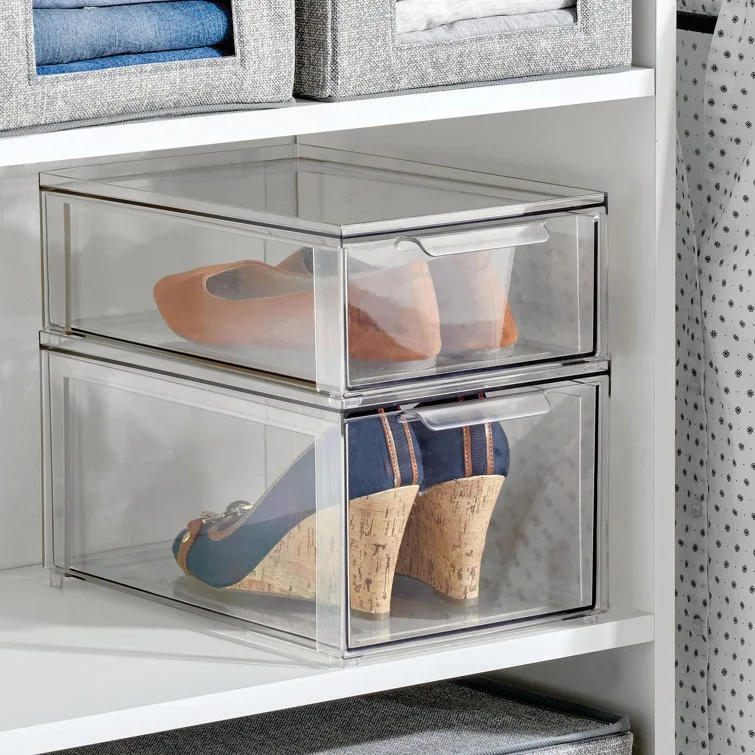 mDesign Shoe Storage Box image 2