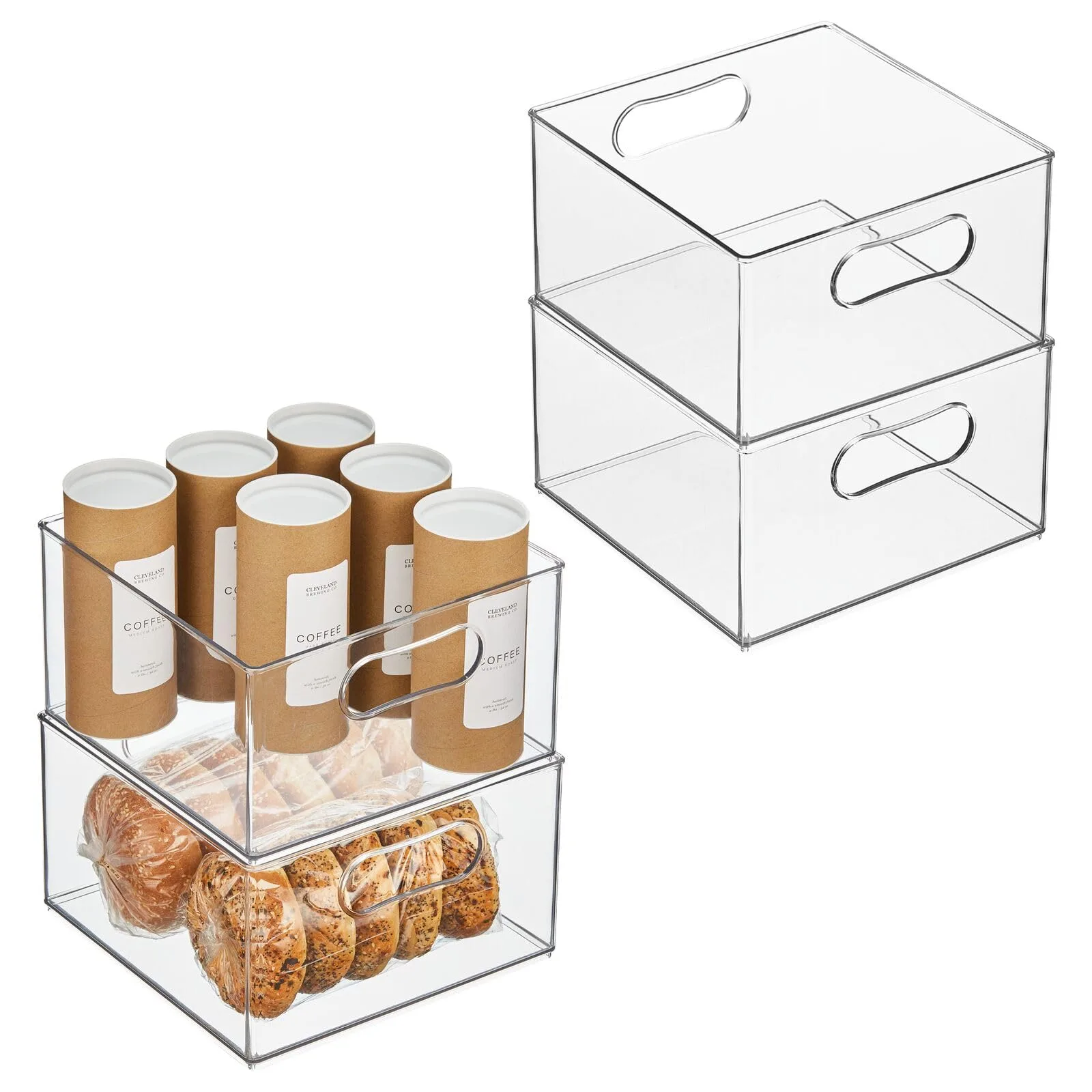 mDesign Stackable Kitchen Bin image 2