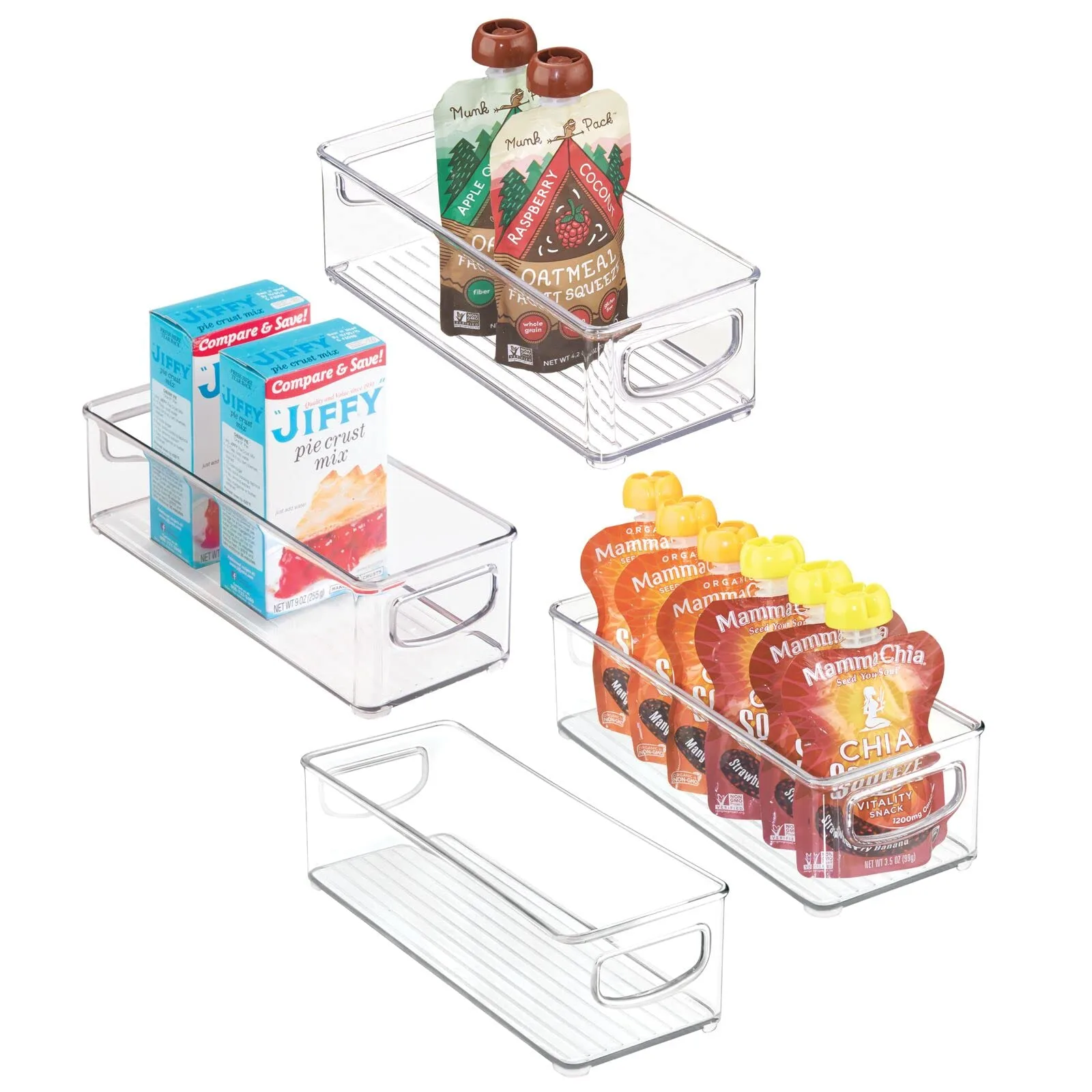 mDesign Stackable Kitchen Bin image 3