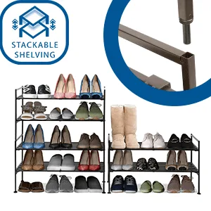 Seville Classics Bamboo Shoe Rack image 2