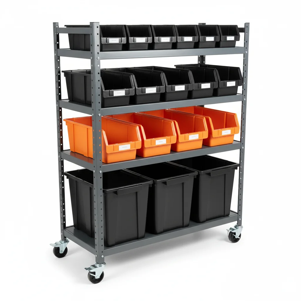 Seville Classics Commercial Bin Rack image 2