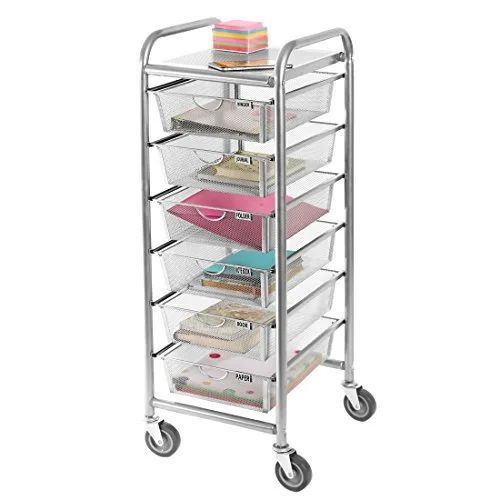 Seville Classics Mesh Utility Cart
