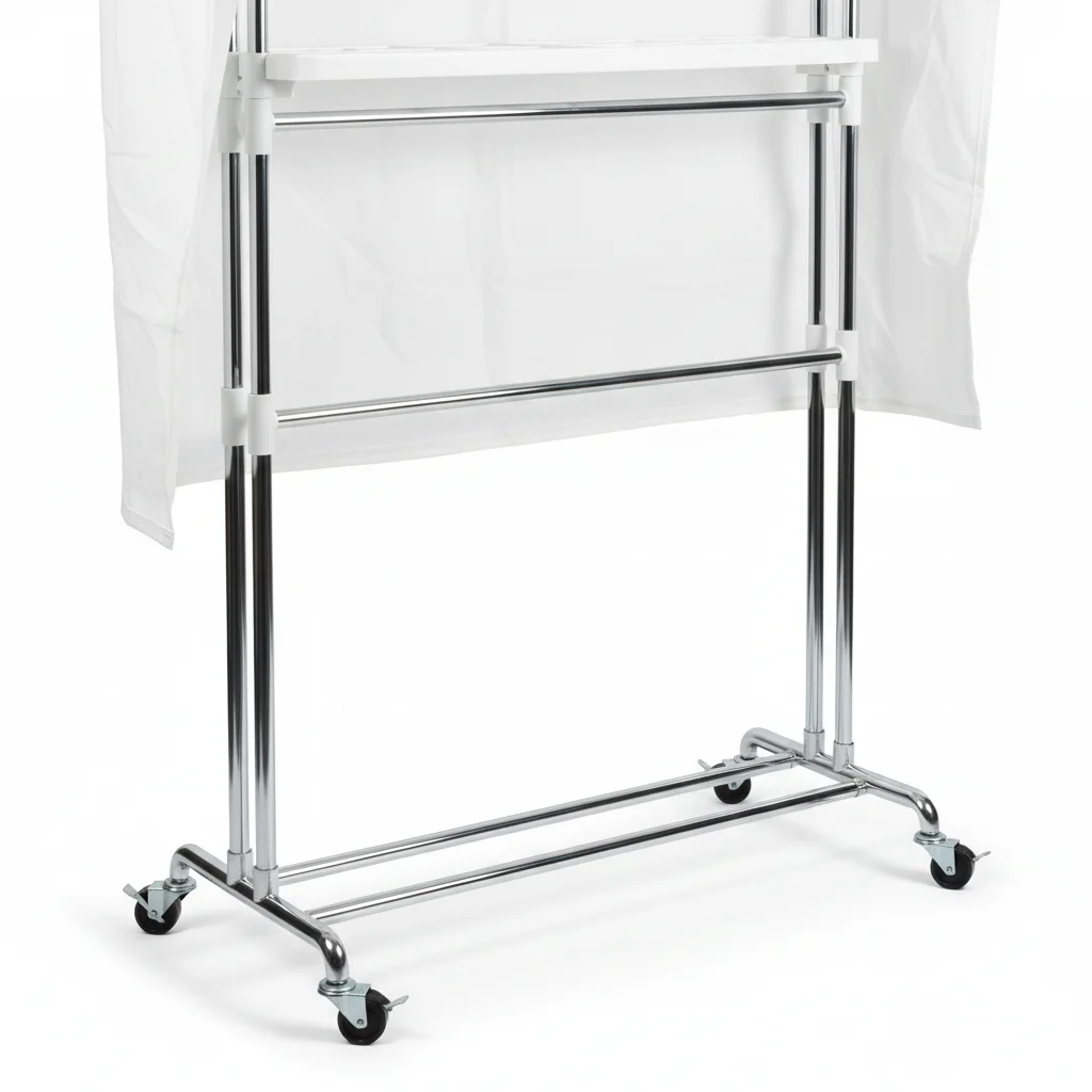 Whitmor Spacemaker Rolling Garment Rack image 3